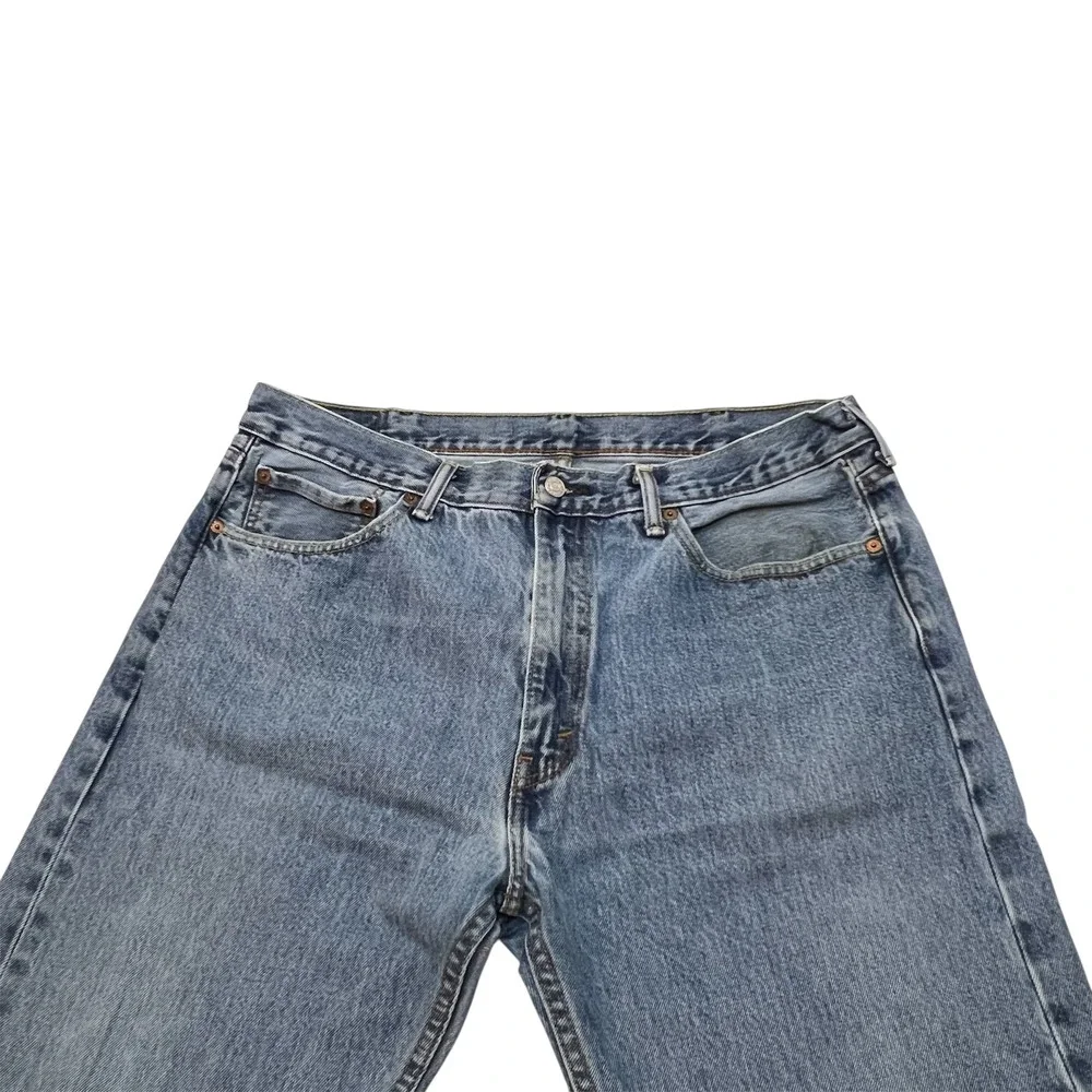 Levi's 505 Regular Fit Jeans Mens W38 L30 Blue Denim Classic Casual Vintage 90's